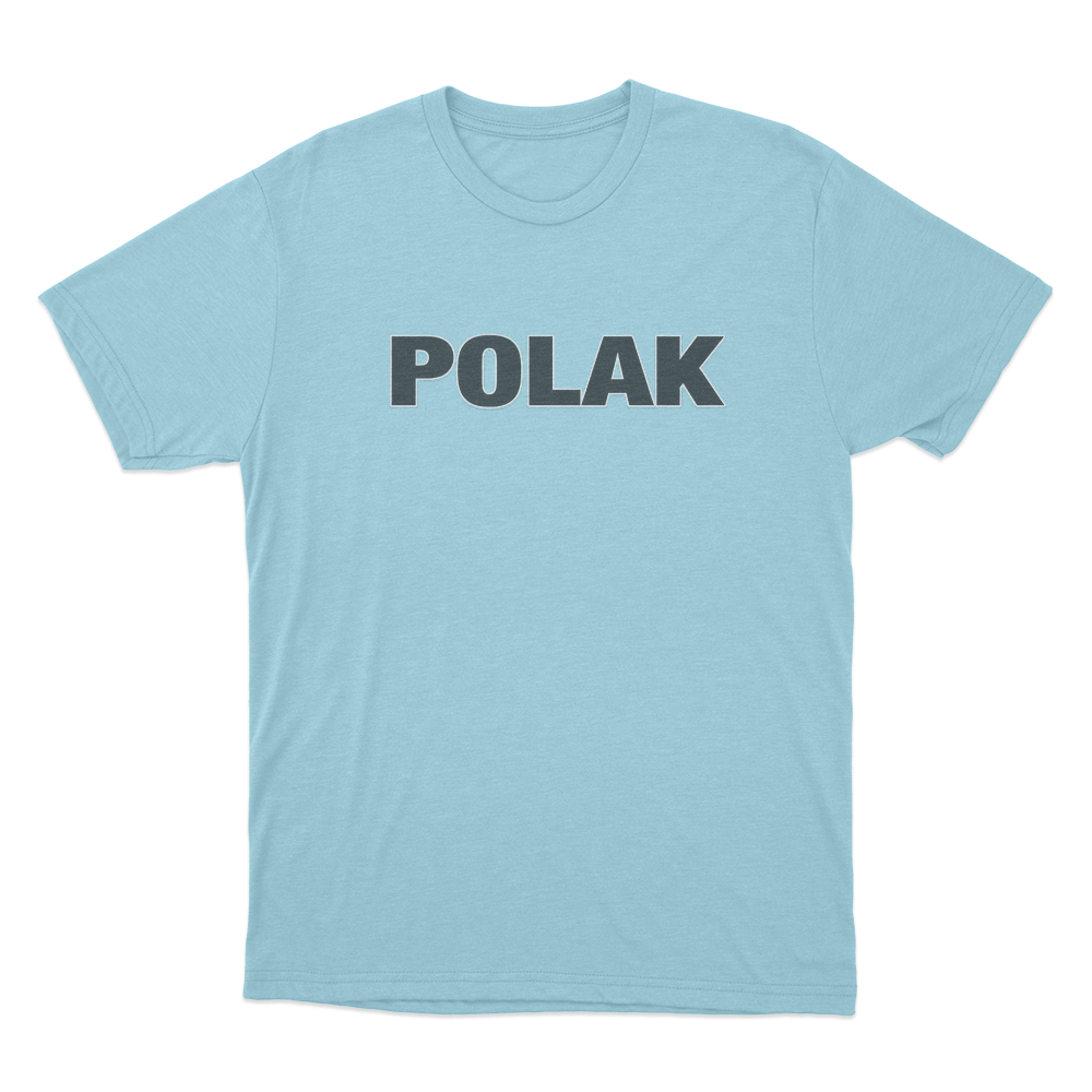 Bold POLAK T Shirt Sky Blue Bold POLAK T Shirt Sky Blue