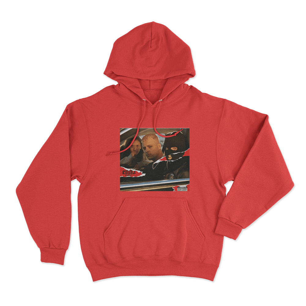 Car Crew Hoodie Red Car Crew Hoodie Red