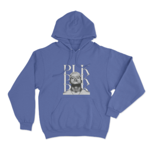 Stacked PLK Hoodie Blue
