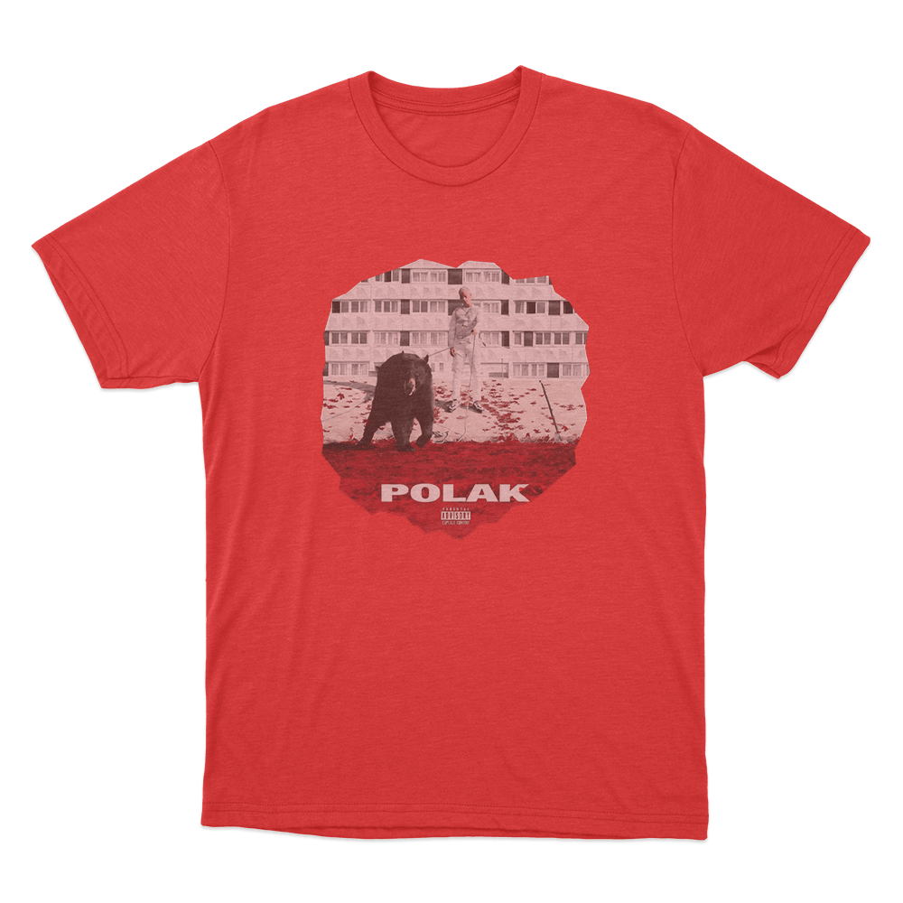 Urban Bear T Shirt Red Urban Bear T Shirt Red 1