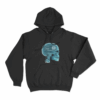 X Ray Skull Hoodie Black