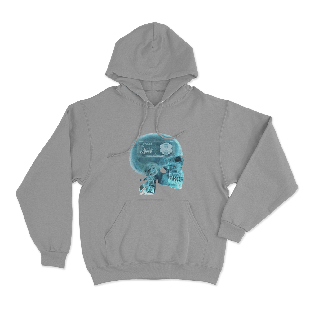 X-Ray Skull Hoodie Grey X Ray Skull Hoodie Grey